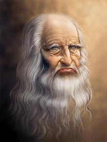 leonard de Vinci  autoportrait